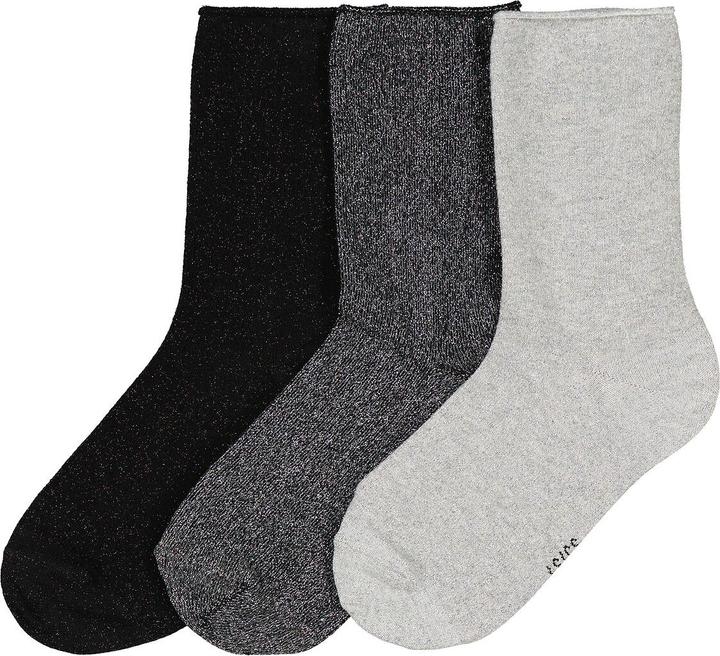 Produktbild La Redoute Collections 3er-Pack Socken mit Pailletten (3er Pack, 35, 37)