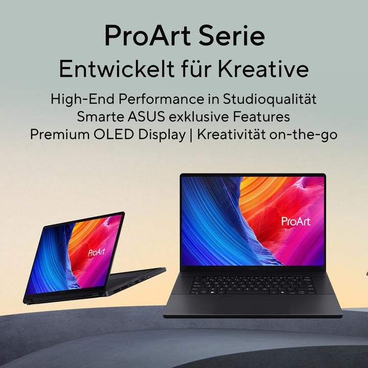 Actual product image ASUS ProArt P16 R9 HX 370 64 2 5090 H7606WX-SE008X W11P (16", AMD Ryzen AI 9 HX 370, 64 GB, 2000 GB, DE)