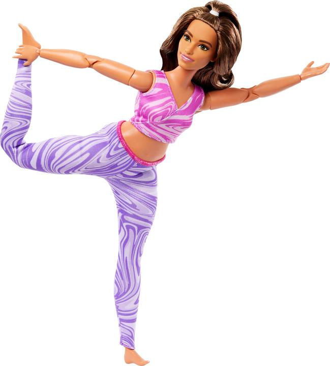 Actual product image Barbie Made to Move Yoga Doll with Blonde Hair