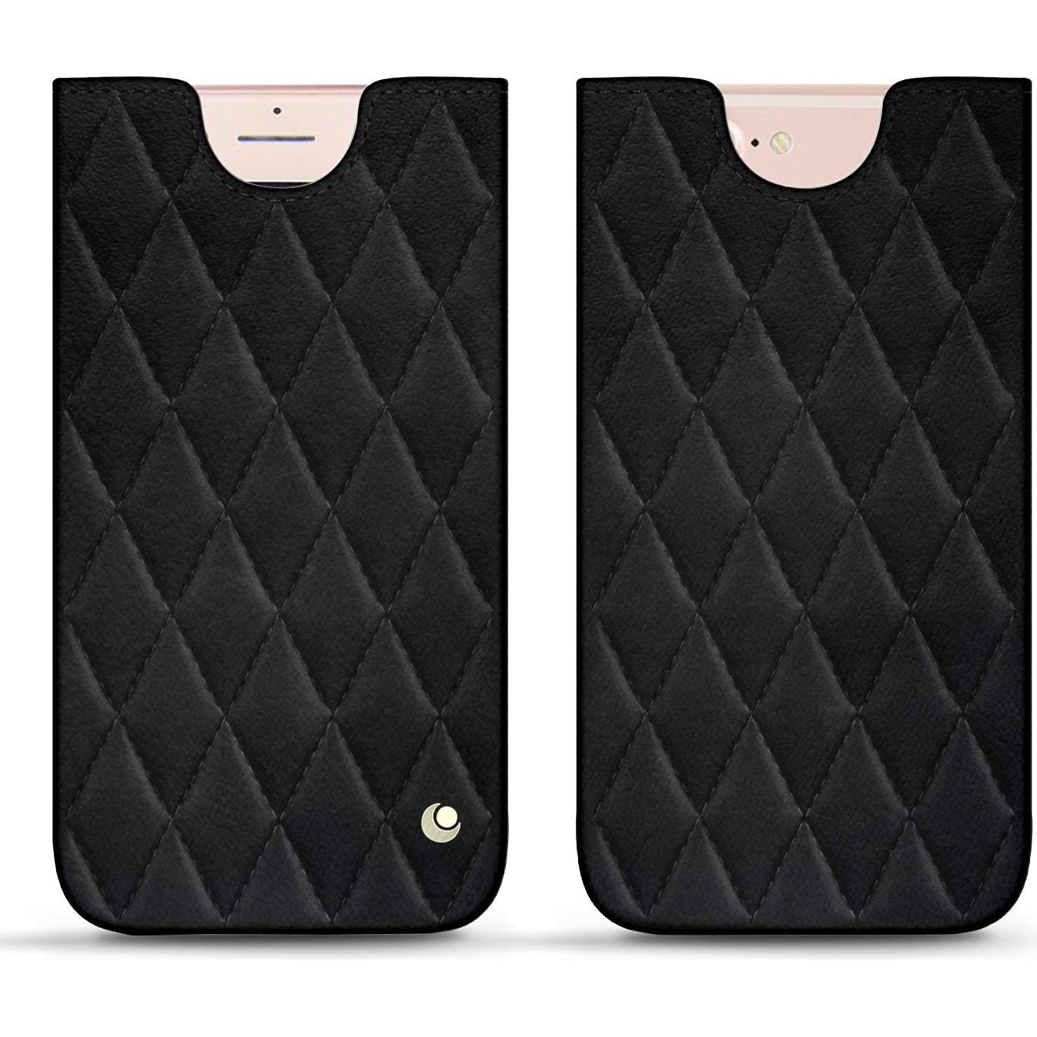 Thumbnail - Noreve Lederschutzhülle (Apple iPhone 7 Plus), Smartphone Hülle, Schwarz