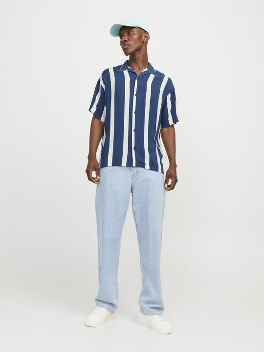 Produktbild Jack & Jones Jjjeff Resort Stripe Shirt Ss Relaxed (XL)