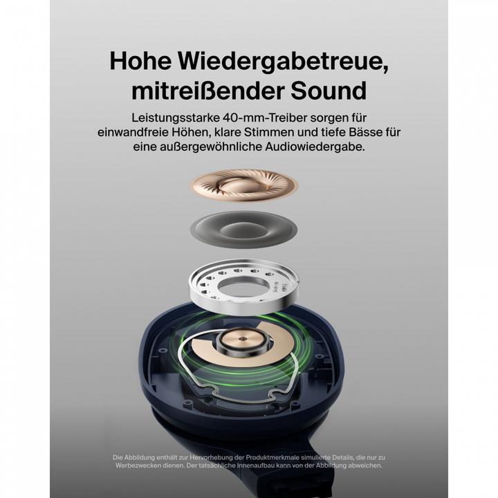 Produktbild Belkin Soundform Surround (NC, 60 h, Kabellos, Kabelgebunden)