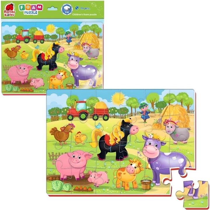 Produktbild Schaumstoff Bauernhoftiere (24 Teile)