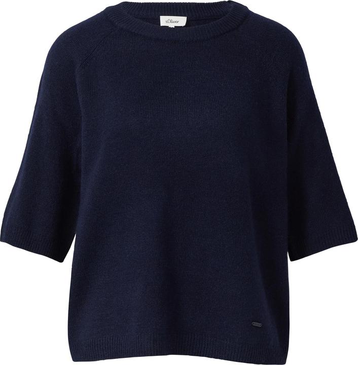 Produktbild s.Oliver Strickpullover Kurzarmpullover aus Alpakamix (38)