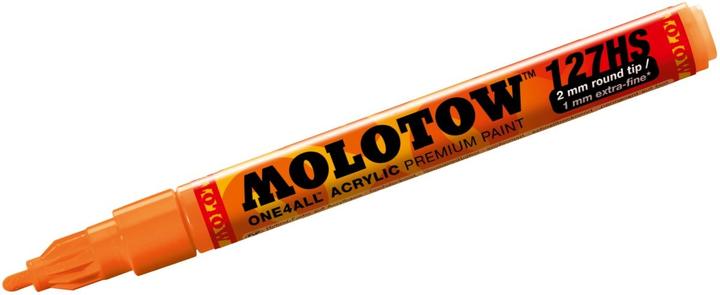 Produktbild Molotow Filzstift One4all 127HS neon orange fluor (neonorange fluorecent, 2 mm, 1 x)