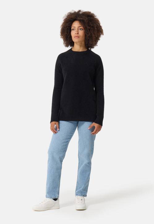 Immagine prodotto Cash-Mere Brushed Kaschmir Rundhals Pullover mit Seitenschlitzen (M)