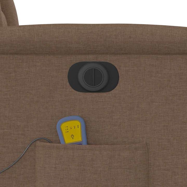 Immagine prodotto VidaXL Sedia da massaggio elettrica in tessuto marrone