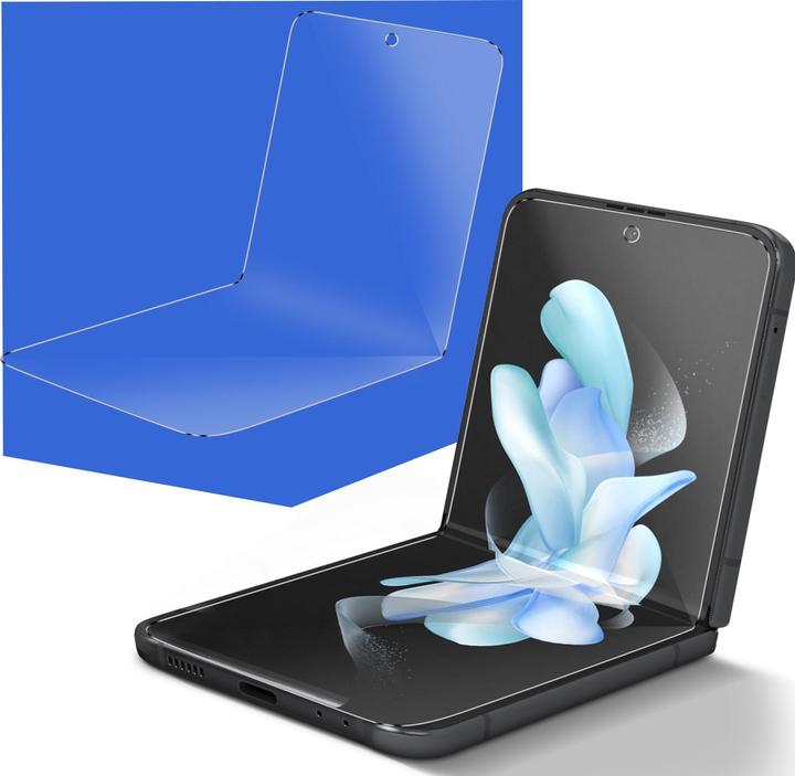 Produktbild 3MK LCD-Schutzfolie Silver Protection+ Folded Edition Samsung F721 Z Flip4 5G (1 Stück, Samsung Galaxy S21)
