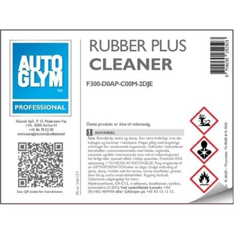 Coverline, Accessori per pulizia auto, Etichetta Autoglym Rubber Plus Cleaner