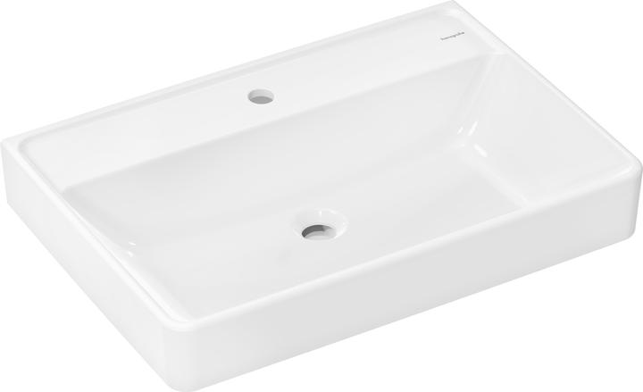 Produktbild hansgrohe Xanuia Q Waschtisch, mit Hahnloch, ohne Überlauf, 700x480mm, SmartClean, weiss