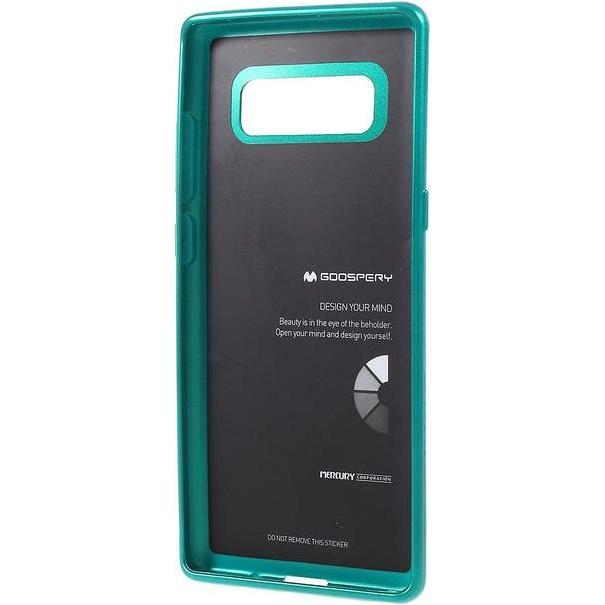 Thumbnail - Goospery i Jelly Metal Series (Samsung Galaxy Note 8), Smartphone Hülle, Grün