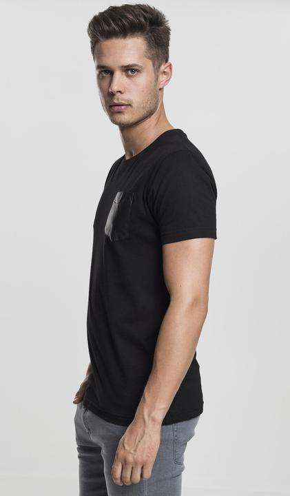 Produktbild Urban Classics Synthetic Leather Pocket Tee (S)