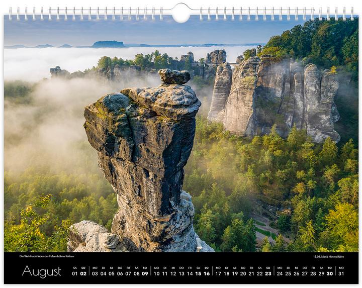 Produktbild Kalender Schsische Schweiz 2026 (40 x 30 cm, Kein Einband, Deutsch)