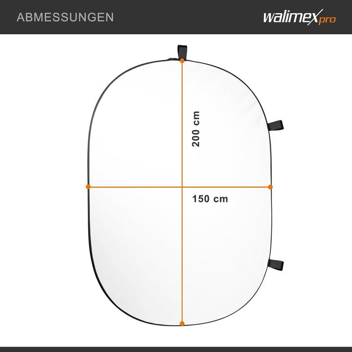 Actual product image Walimex Foldable background (140 cm, 200 cm)