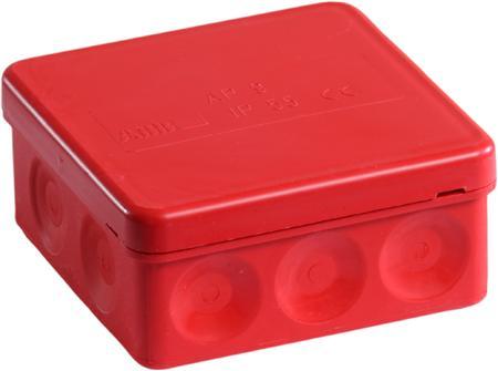 Produktbild ABB AP9R Abzweigdose rot 5 STK