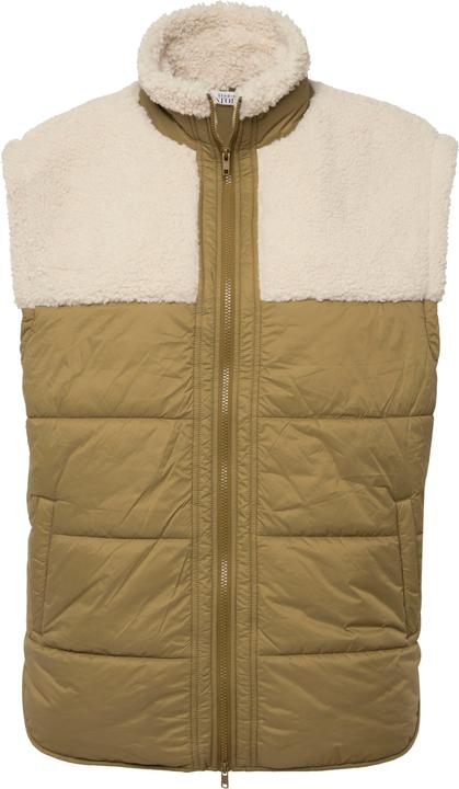 Produktbild Studio Untold Steppweste, Wide Fit, Teddy-Patch, Stehkragen, Unisex (M)