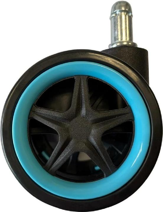 Image du produit LC-Power Rouleaux LC-CASTERS-DRIFT Lot de 5 Bleu clair