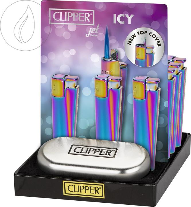 Actual product image Clipper Metal ICY JET Flame