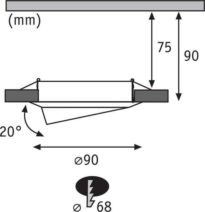Produktbild Paulmann Einbauleuchte Base Set (350 lm, GU10)