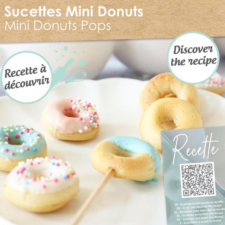 Actual product image ScrapCooking Silikon Backform für 12 Mini-Donuts
