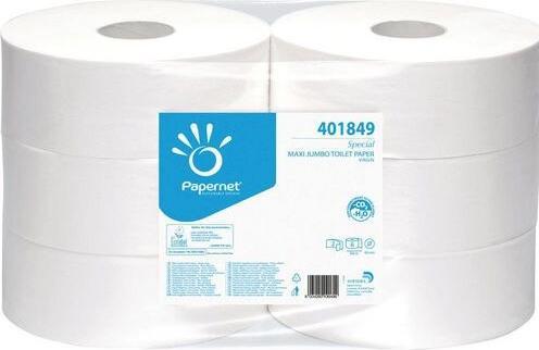 Productafbeelding Papernet Toiletpapier Jumbo Maxi 2-laags Ø262 mm x360 m Nyfiber,6 rl/krt (6 x)