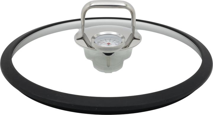 Actual product image WMF Kochtopf Dampfgarer rund 28cm Glasdeckel Silikonrand Vitalis Edelstahl