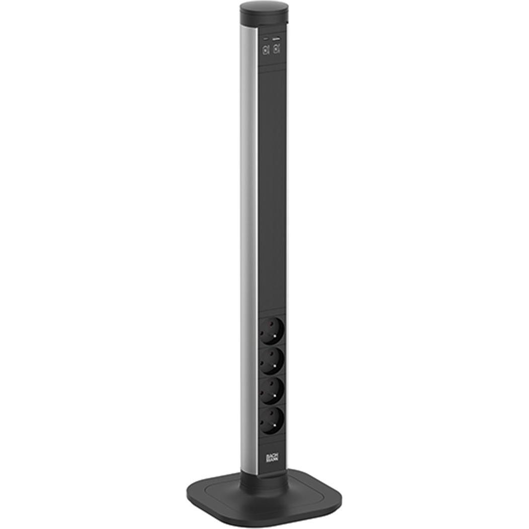 Thumbnail - Bachmann, Steckdosenleiste, CYCLE Pole L 4x UTE (4 x, CEE 7/5, CEE 7/3, 2.50 m)