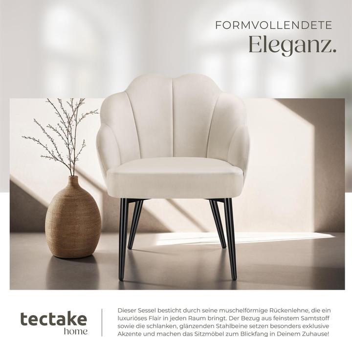 Produktbild tectake Cocktailsessel Hellen