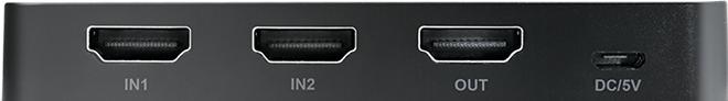 Produktbild LogiLink HDMI-Switch, 2x1-Port, 8K/60 Hz, HDCP, HDR, VRR, CEC