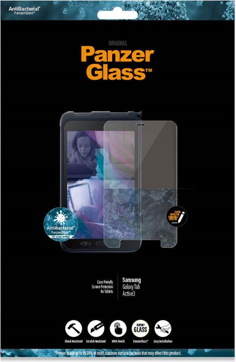 Image du produit PanzerGlass Protection d'écran adaptée à l'étui (1 pcs, Samsung Galaxy Tab Active 3)