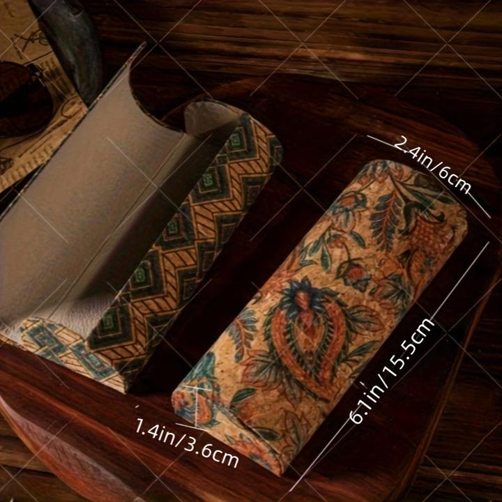 Produktbild Only-Bags.Store Vintage Exquisite Lesebrille Etui, PU Leder Sonnenbrille Aufbewahrungsbox, einfache schützende