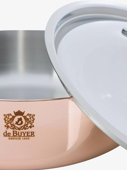 Image du produit de Buyer prima matera (28 cm, Cocotte + faitout, Acier inoxydable, Cuivre)