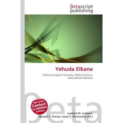 Yehuda Elkana, Sachbücher