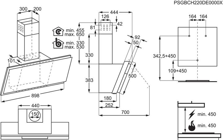 Produktbild Electrolux WOSL9063CN (Wandhaube)