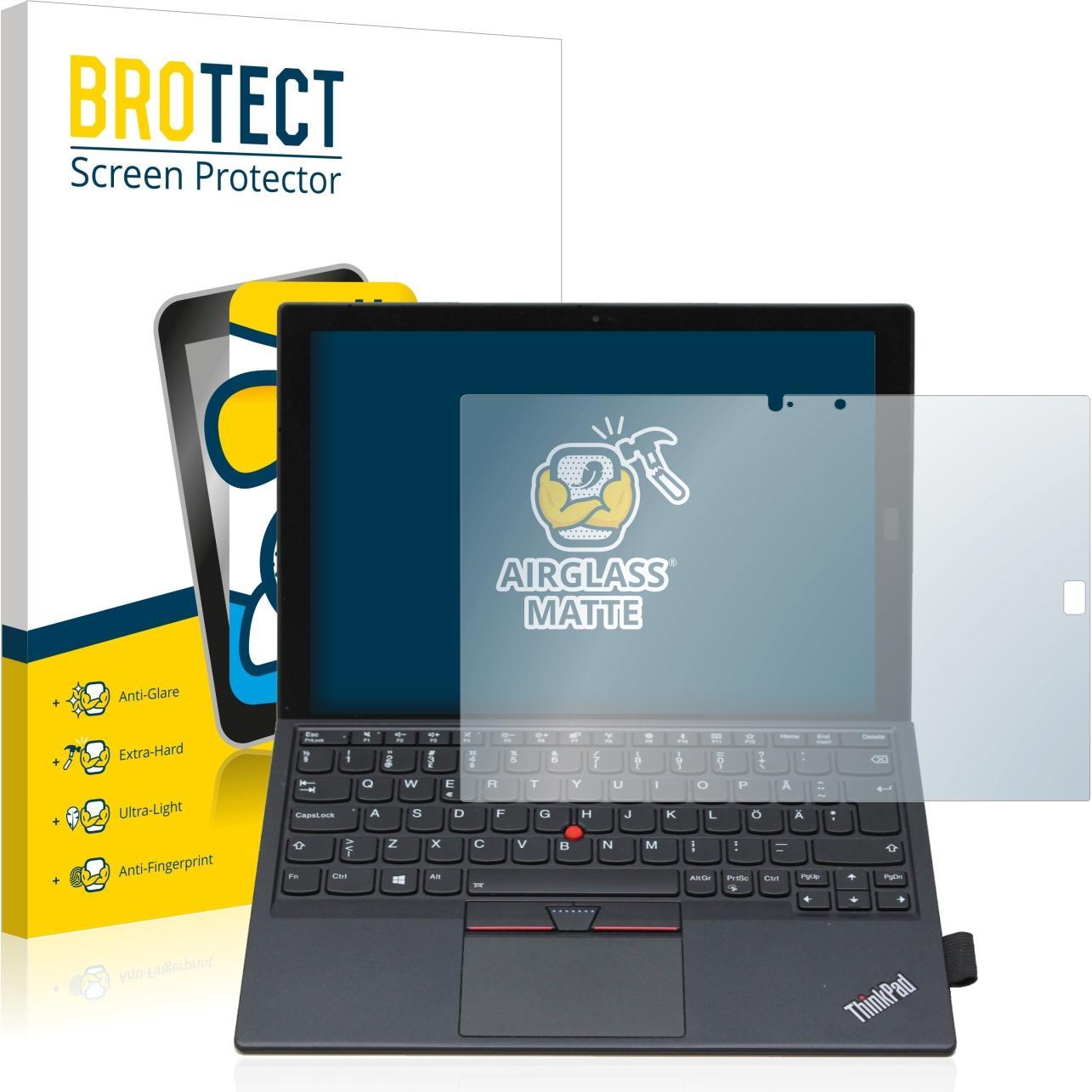 BROTECT AirGlass Panzerglasfolie Matt (1 Stück, ThinkPad X1), Tablet Schutzfolie
