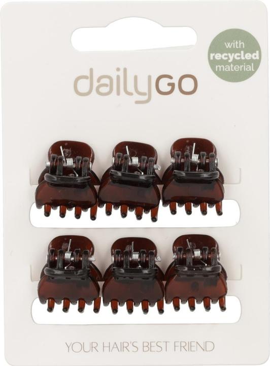 Image du produit DailyGo Haarklemmen 6 Stück, Tortoise