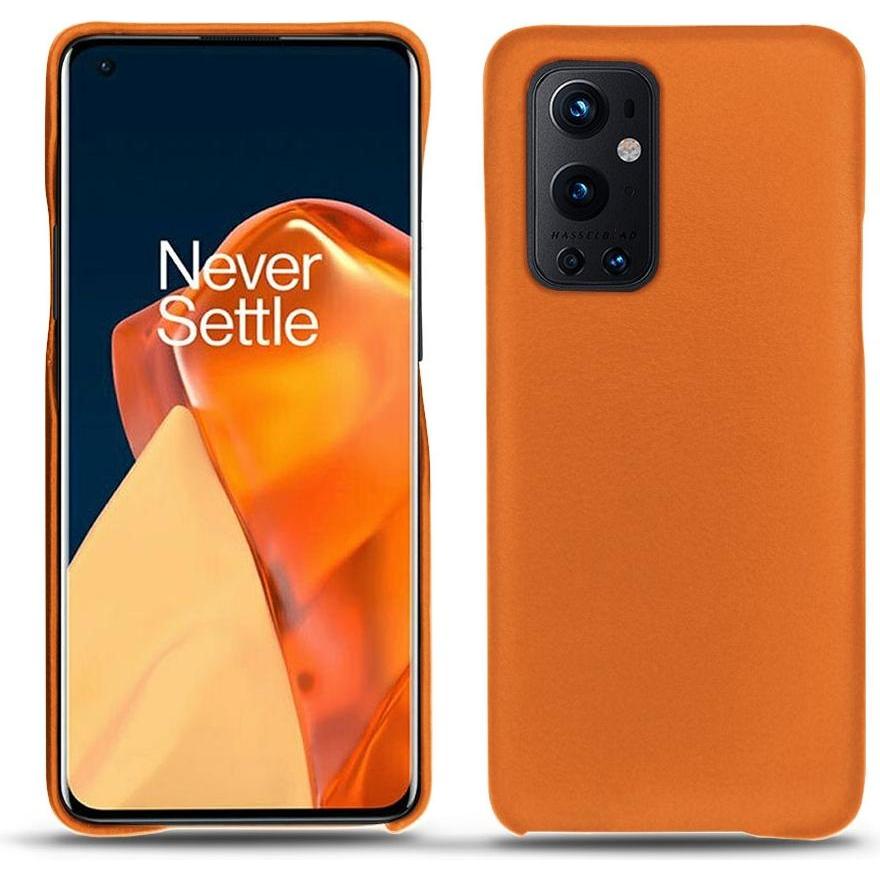 Noreve Lederschutzhülle (OnePlus 9 Pro), Smartphone Hülle, Orange