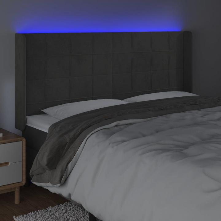 Actual product image vidaXL LED Kopfteil (183 x 16 x 128 cm)
