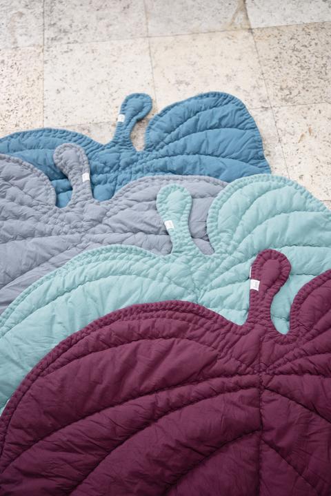 Actual product image Nofred Leaf Blanket floor cushion