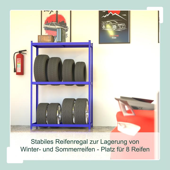 Actual product image Relaxdays Tyre rack