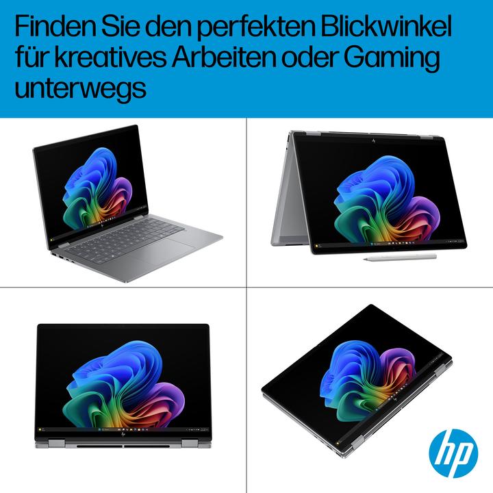 Produktbild HP OmniBook X Flip 14-fm0077ng Intel® Core™ Ultra 7 258V Next Gen AI Notebook 35,6 cm (14"") (14", Intel Core Ultra 7 258V, 32 GB, 1000 GB, DE)