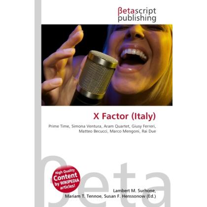 X Factor (Italy), Fachbücher