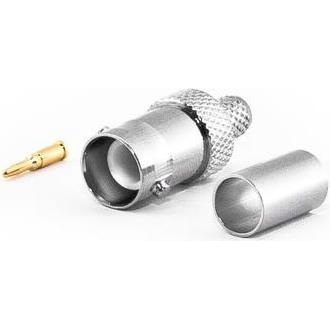 Varia RP-BNC-Buchse für H155 Kabel, Crimp Version, Elektronikkabel + Stecker