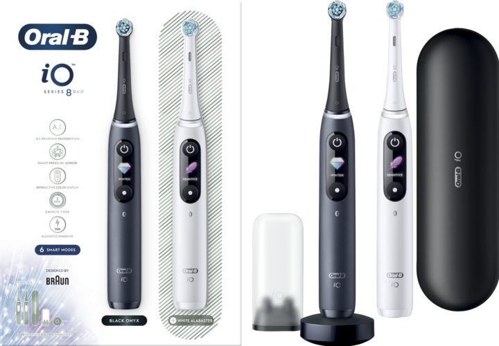 Actual product image Oral-B iO-Series 8 Duo (Oscillating toothbrush)