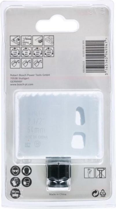 Immagine prodotto Bosch Professional Zubehör Sega a tazza Progressor per legno e metallo, 64 mm (64 millimetri)