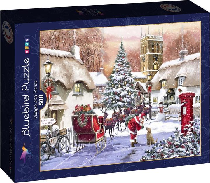 Bluebird Village and Santa (500 Teile)