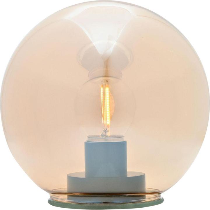 Actual product image Hestia Clear Glass Ball with LED Lights - Small
