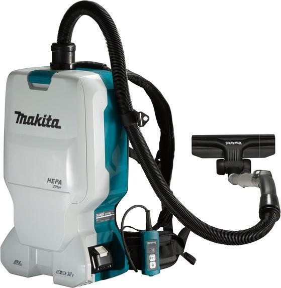 Productafbeelding Makita 2x18V accu stofzuiger DVC560Z (Nat-droog stofzuiger)