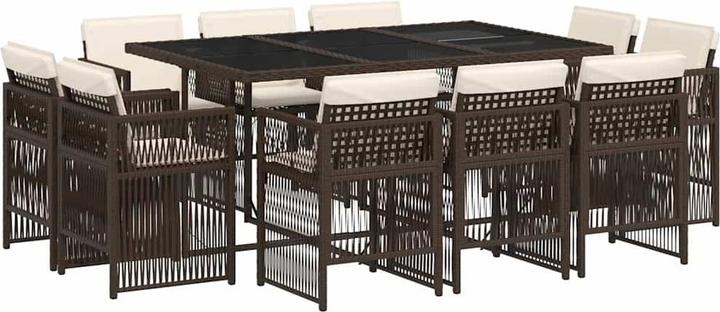 Produktbild vidaXL Garten Essgruppe (165 x 106 x 73 cm)