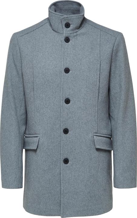 Actual product image Selected Homme High collar wool coat (M)